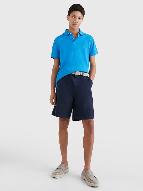 Tommy Hilfiger 1985 Regular Fit Shocking Blue Polo - Image 2