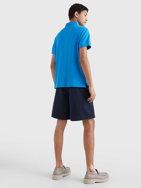 Tommy Hilfiger 1985 Regular Fit Shocking Blue Polo - Image 4