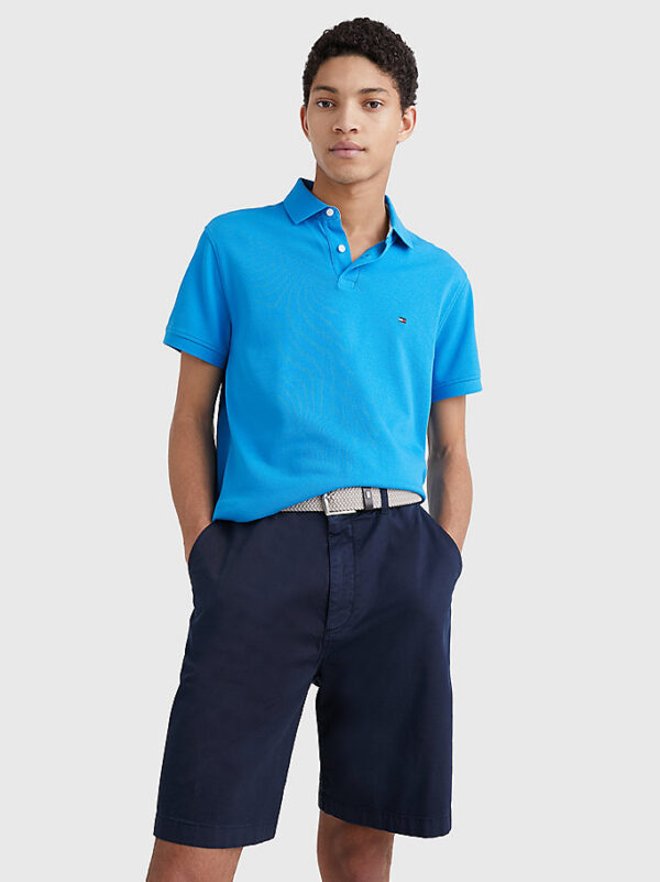 Tommy Hilfiger 1985 Regular Fit Shocking Blue Polo