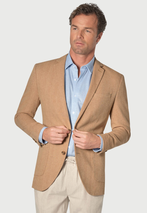 Brook Taverner Thorpe Tan Herringbone Jacket