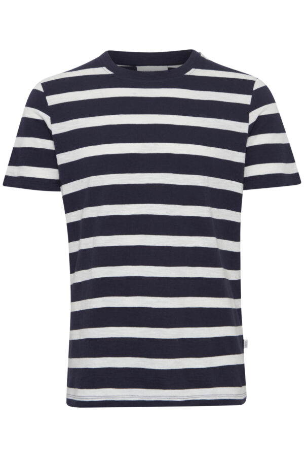 Casual Friday Thor Navy & White Stripe T-Shirt
