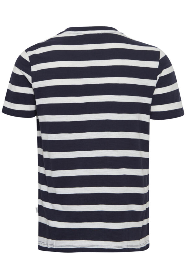 Casual Friday Thor Navy & White Stripe T-Shirt - Image 2