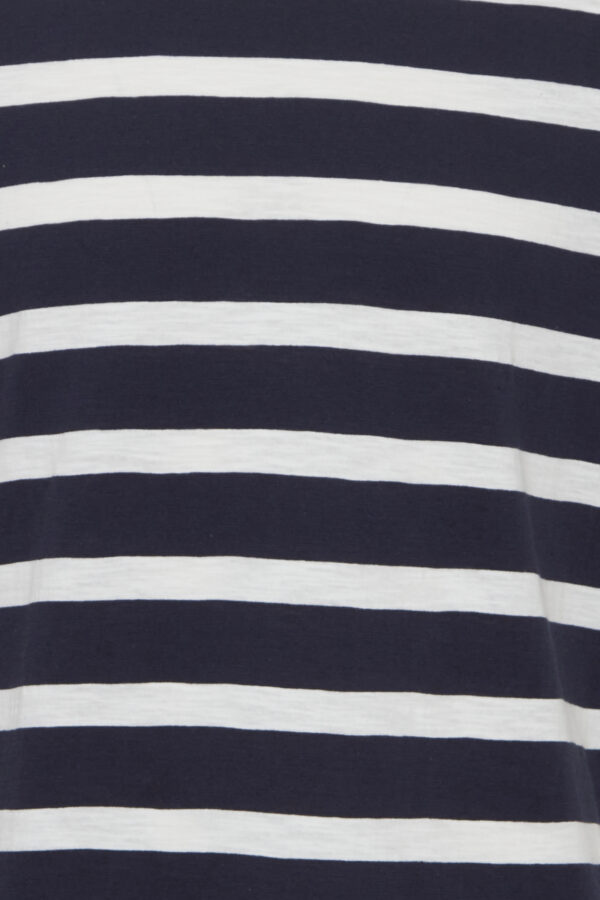 Casual Friday Thor Navy & White Stripe T-Shirt - Image 3