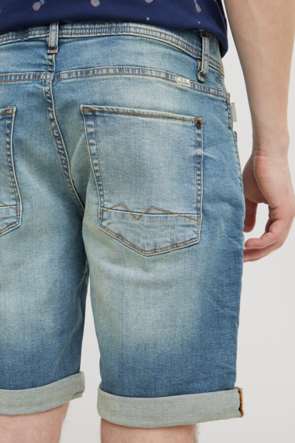 Blend Mid Denim Blue Shorts 20715422 200291 - Image 4