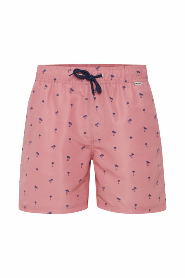 Blend Dusty Pink Swimwear With Palm Tree Pattern