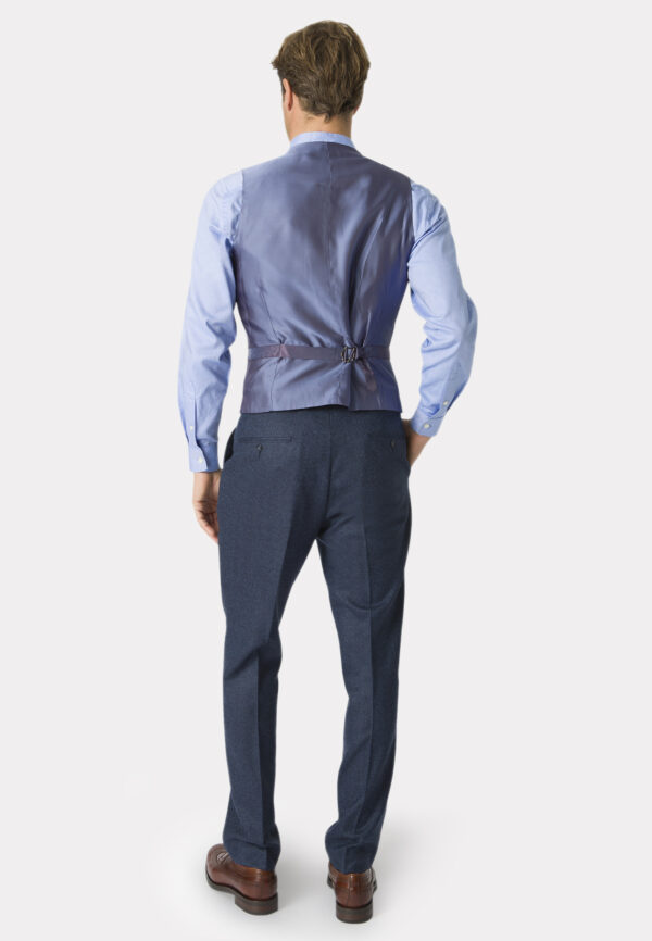 Brook Taverner Clifford Navy Waistcoat 1409C - Image 2