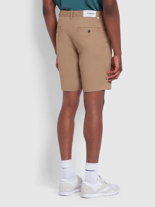 Farah Hawk Beige Shorts F4HSB095 - Image 2