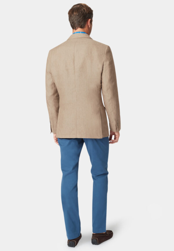 Brook Taverner Leeds Biscuit Linen Jacket - Image 3