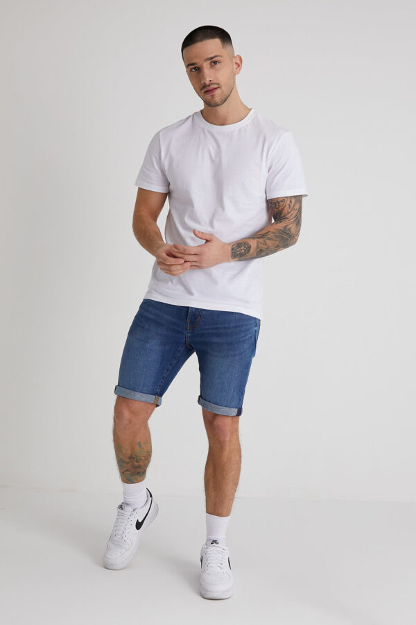 DML Texas Mid Blue Denim Shorts