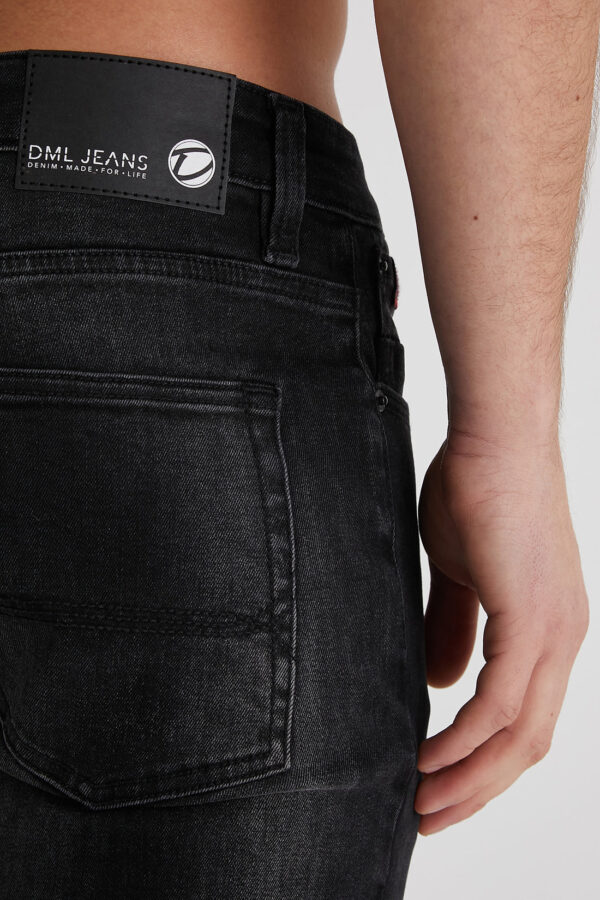 DML Texas Washed Black Denim Shorts - Image 4