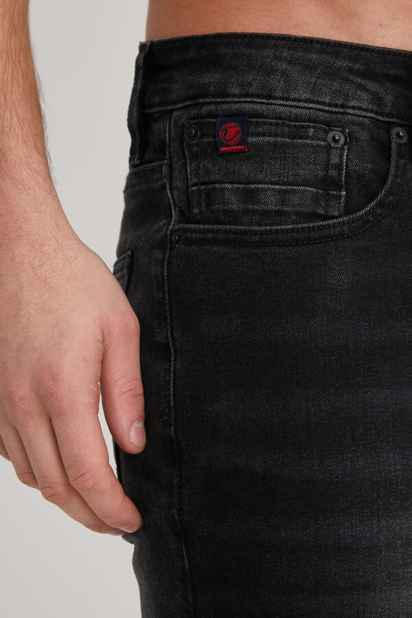 DML Texas Washed Black Denim Shorts - Image 5