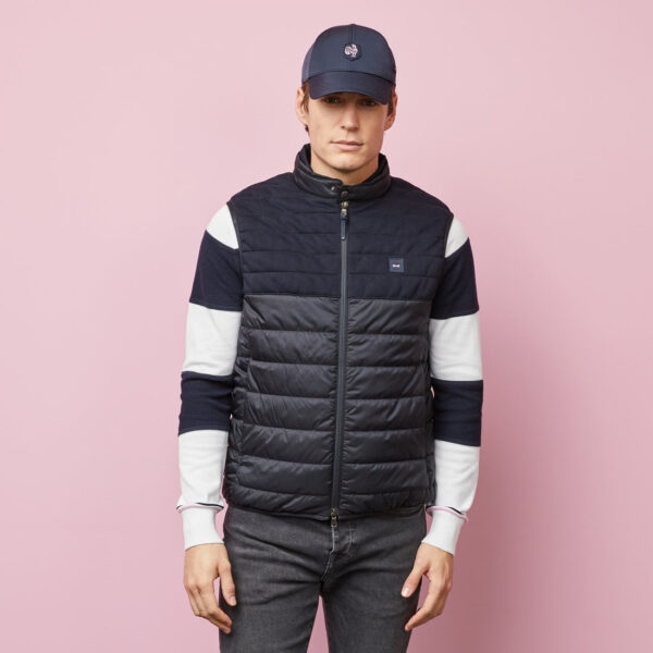 Eden Park Navy Two Tone Gilet