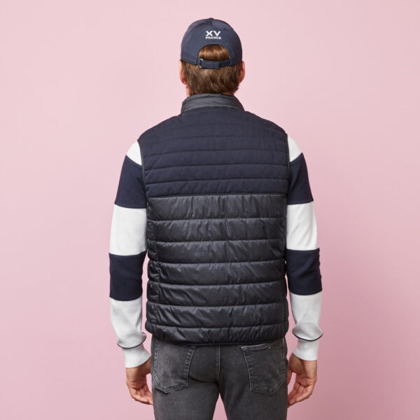 Eden Park Navy Two Tone Gilet - Image 3