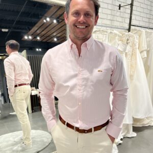 Dario Beltran Zalama- Pink & White Stripe