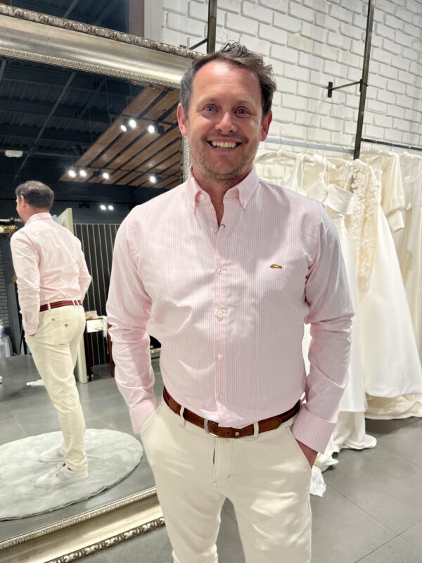 Dario Beltran Zalama- Pink & White Stripe