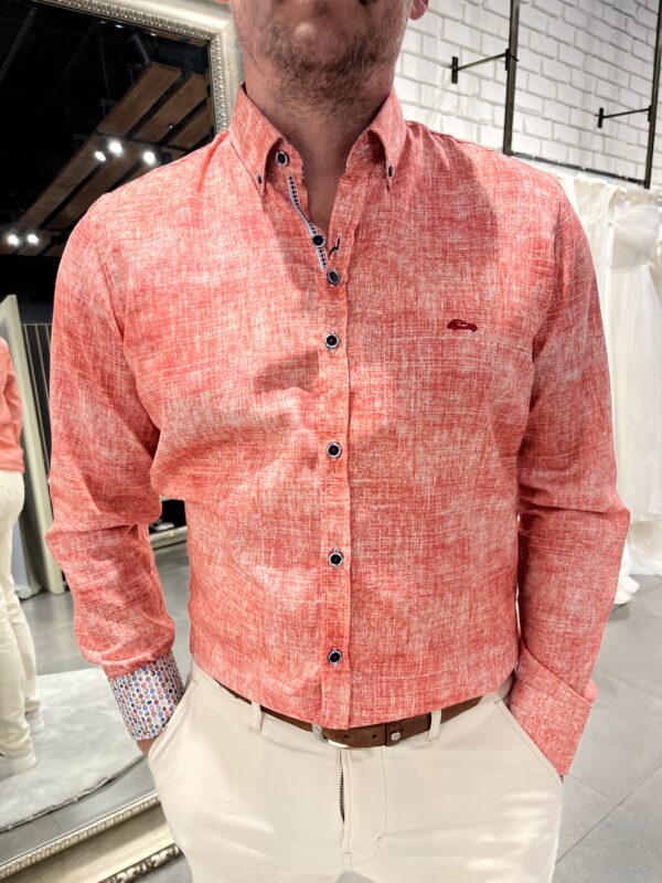 Dario Beltran Gistain - Washed Coral Shirt - Image 3