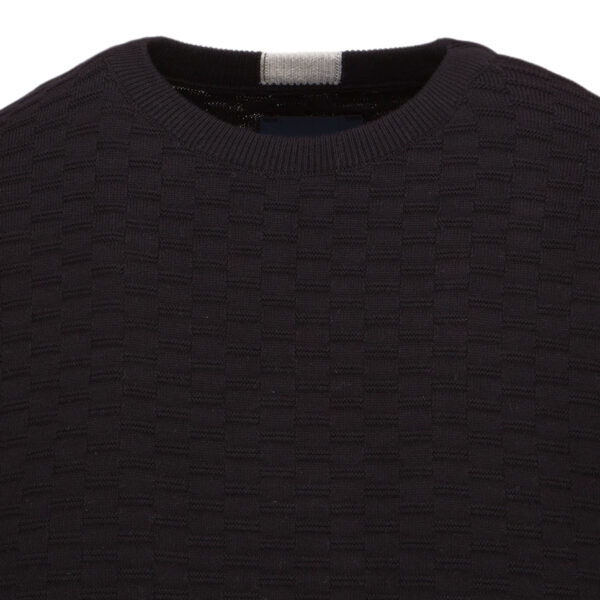 Guide London Black Crew Neck Jumper KW2782 - Image 2