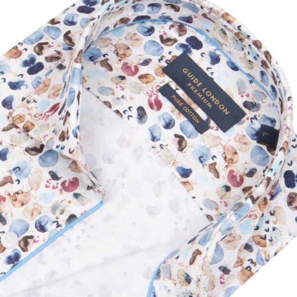 Guide London Pebble Effect Short Sleeve Shirt 2735 - Image 2