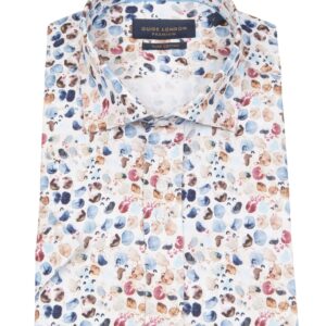 Guide London Pebble Effect Short Sleeve Shirt 2735