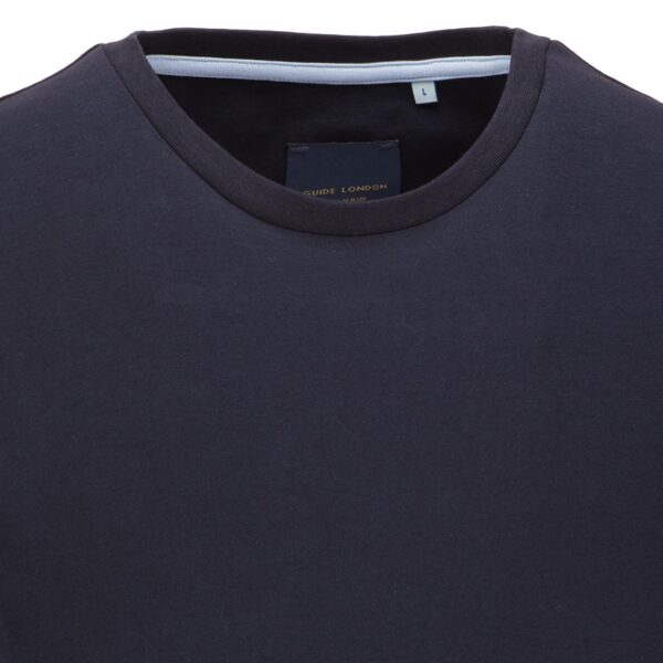 Guide London Navy Crew Neck T-Shirt - Image 2