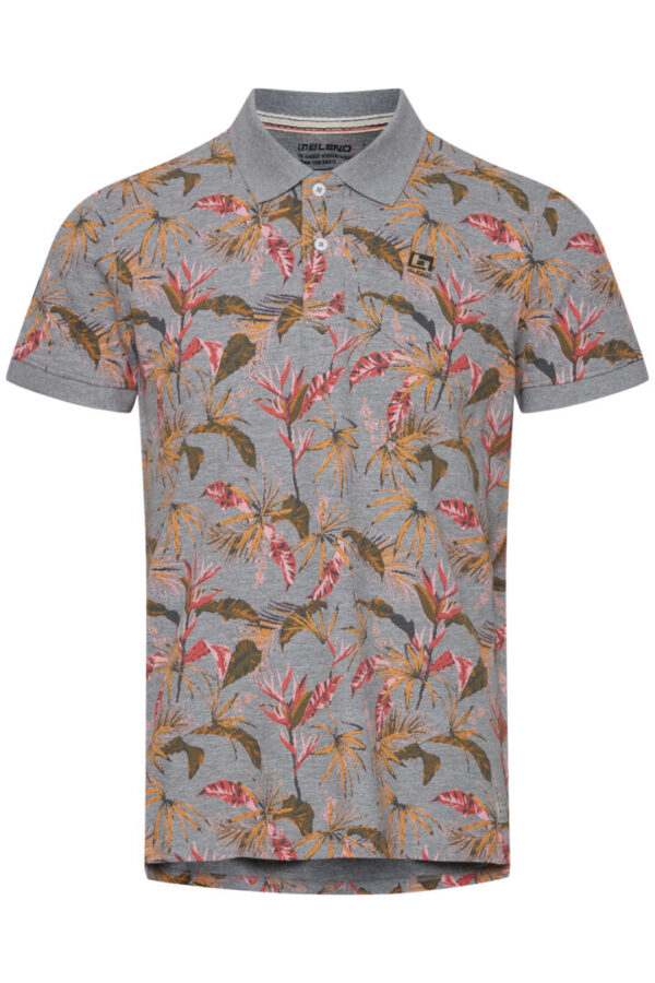 Blend Stone Mix Patterned Polo 20714506