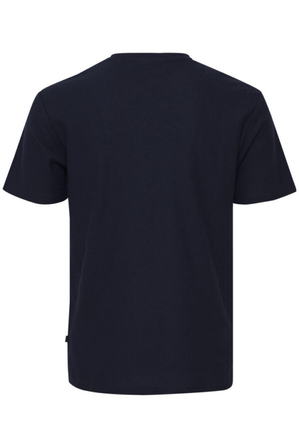 Casual Friday Thor Navy Textured T-Shirt 20504218 - Image 2