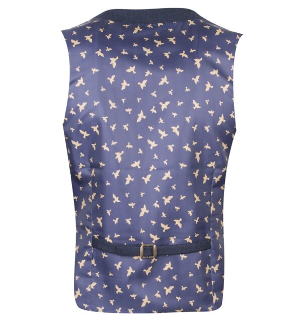 Fratelli Navy Waistcoat With Blue Detail 1024 - Image 4
