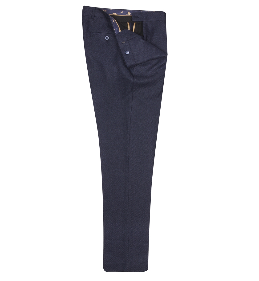 Fratelli Navy 2 Piece Suit With Blue Detail - Image 4