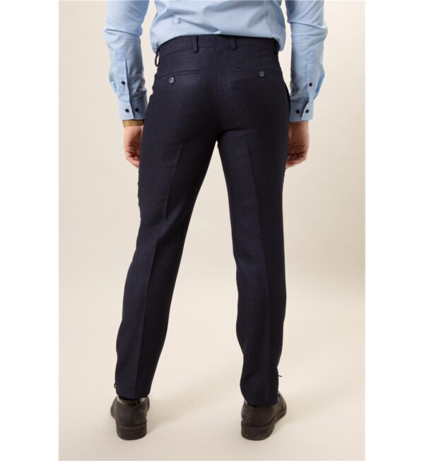 Fratelli Navy Trouser With Blue Detail 1024 - Image 2