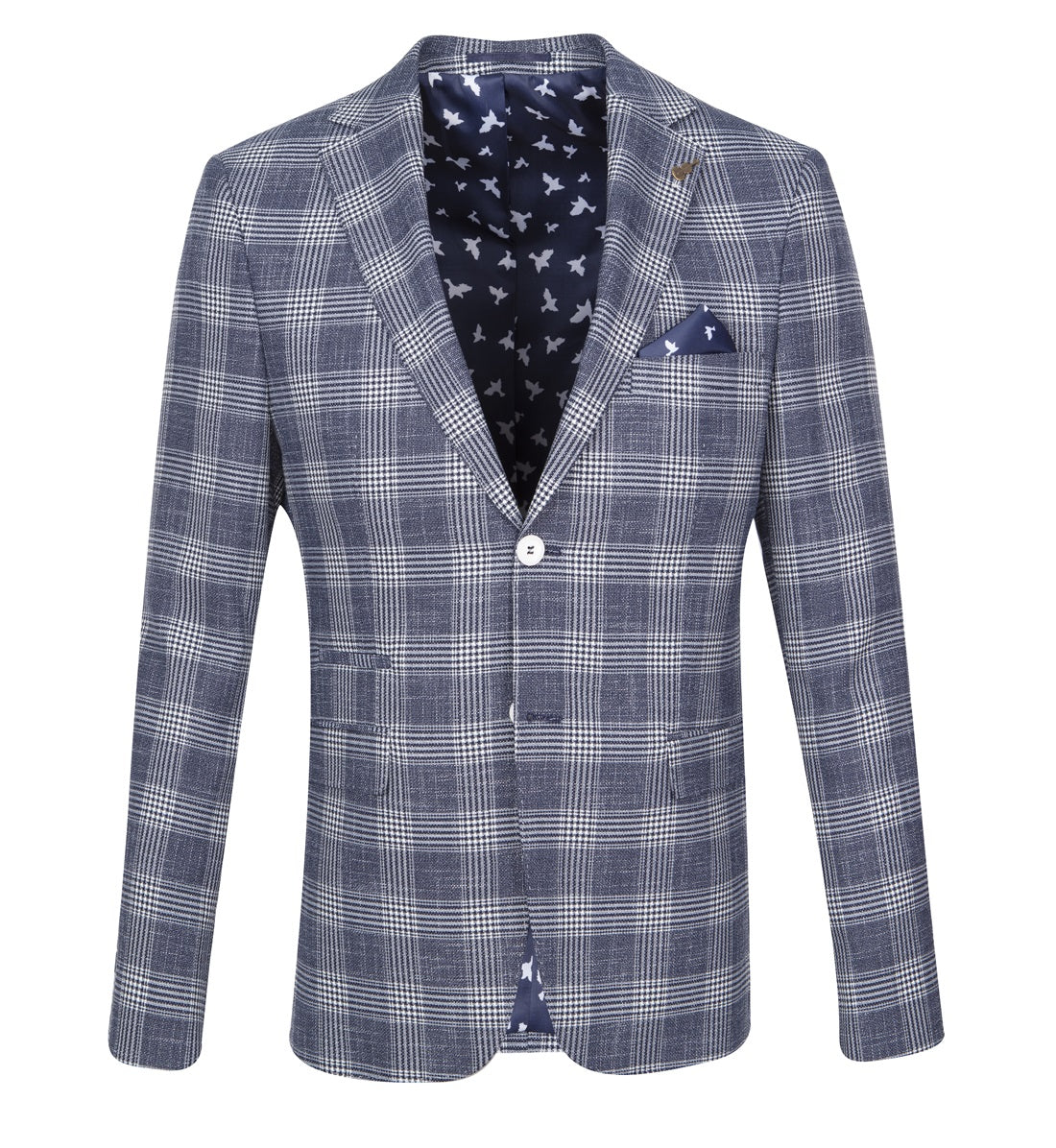 Fratelli FJK1046 Navy Check Jacket