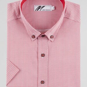 Mish Mash Coastal Red & White Short Sleeve Shirt