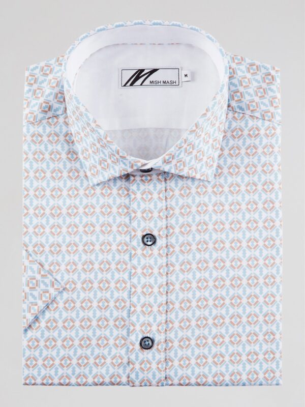 Mish Mash Gazelle Diamond Shape Short Sleeve Shirt