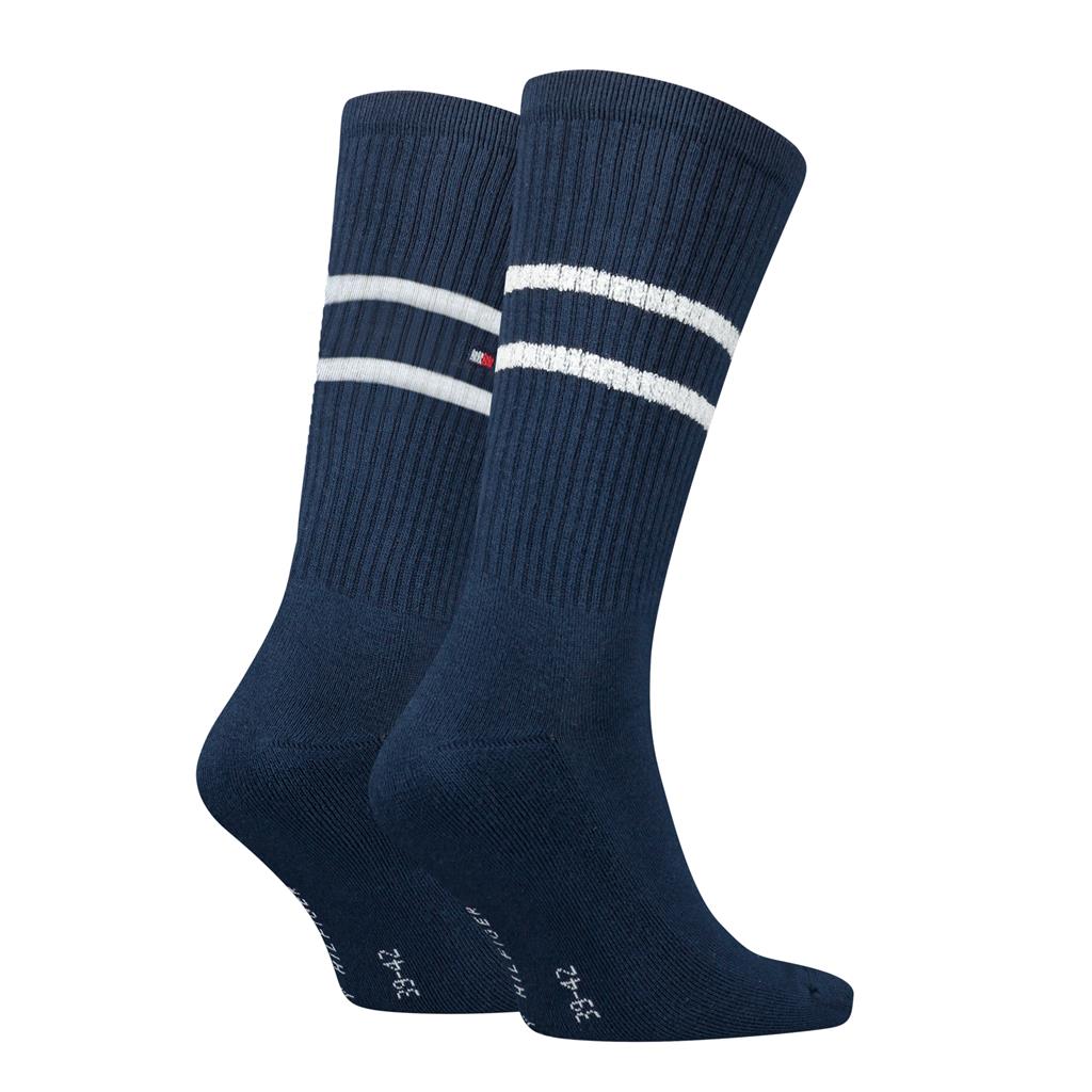 Tommy Hilfiger 2 Pack TH Navy Sport Socks