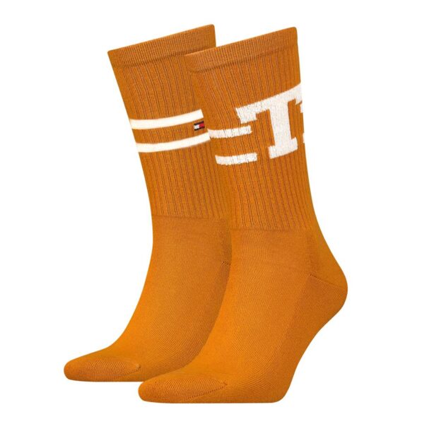 Tommy Hilfiger 2 Pack TH Crest Gold Sport Socks