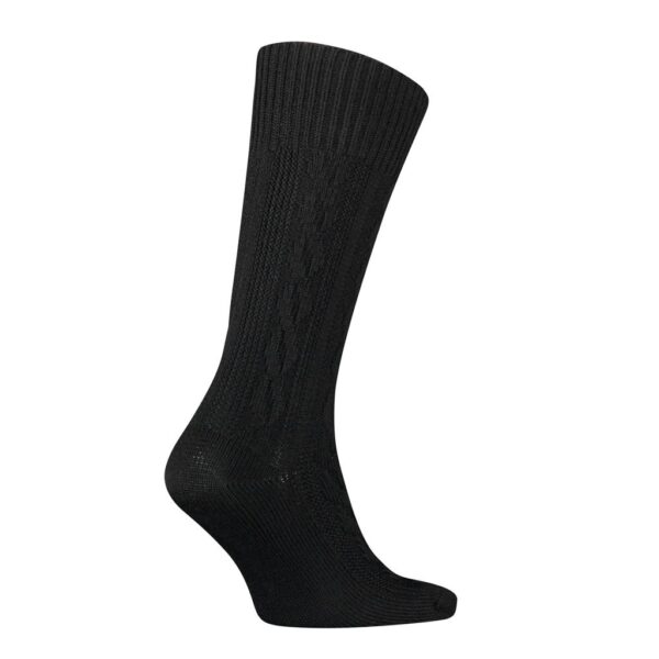Tommy Hilfiger 1 Pack Black Cable Socks - Image 2
