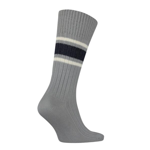 Tommy Hilfiger 1 Pack Grey Block Stripe Sport Socks - Image 2
