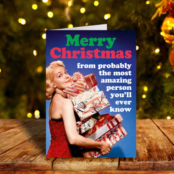 Most Amazing Festive Person Card
