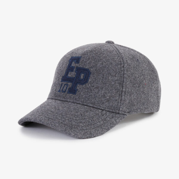 Eden Park Grey Embroidered Cap With Patch