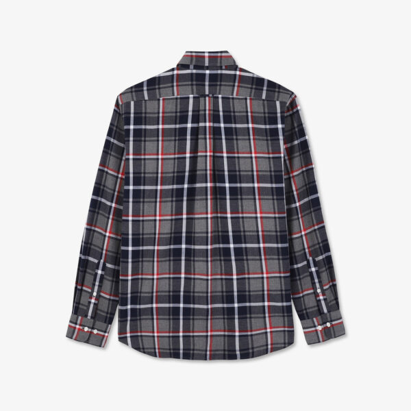 Eden Park Grey, Red & Navy Check Shirt - Image 7