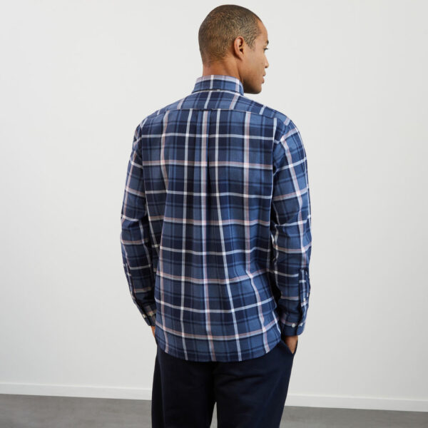 Eden Park Navy, Pink & White Check Shirt - Image 3