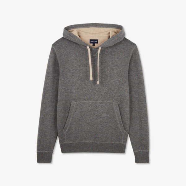 Eden Park Grey Knit Hoodie - Image 5