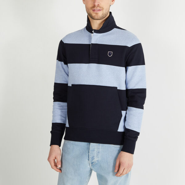 Eden Park Blue & Navy Polo Jumper