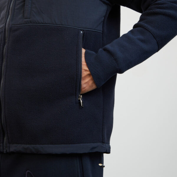Eden Park Navy Fleece Gilet - Image 4