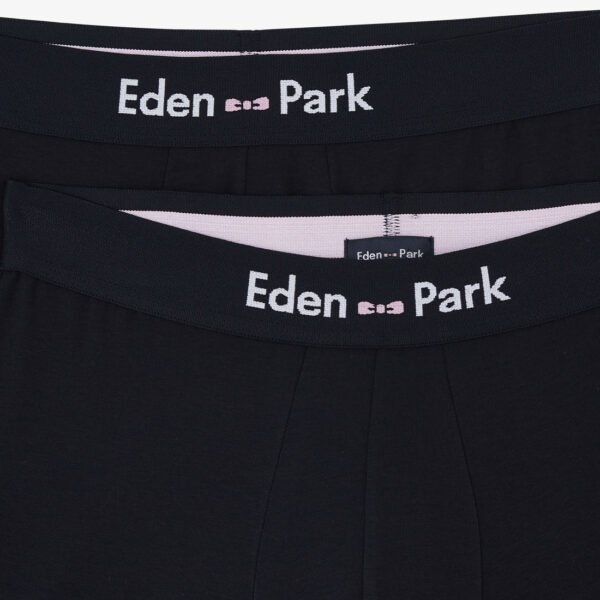 Eden Park 2 Pack Grey Stripe & Navy Underwear - Image 3