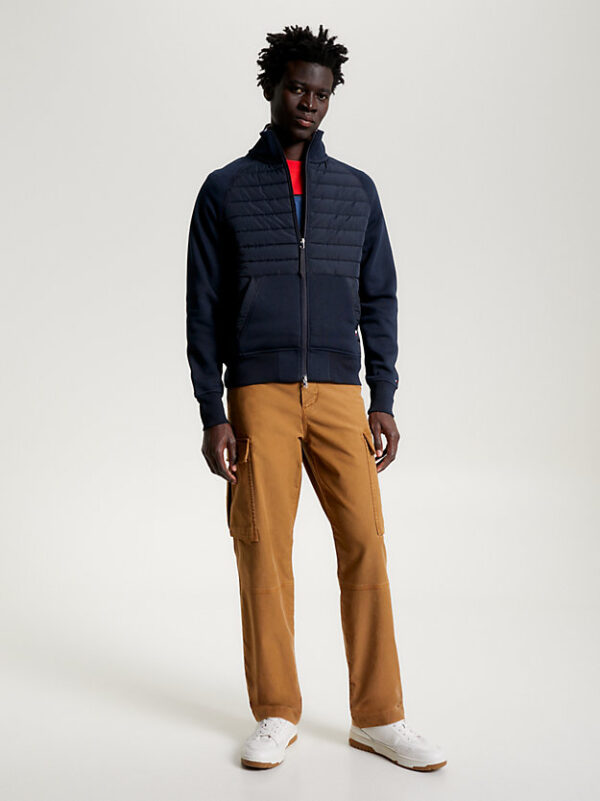Tommy Hilfiger Navy Zip Through Jacket - Image 2
