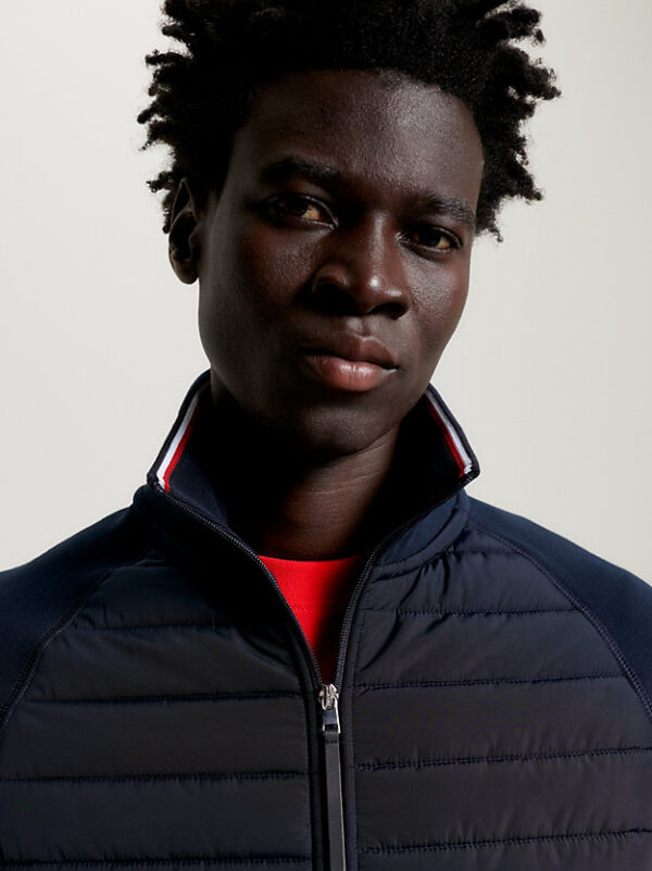 Tommy Hilfiger Navy Zip Through Jacket - Image 4