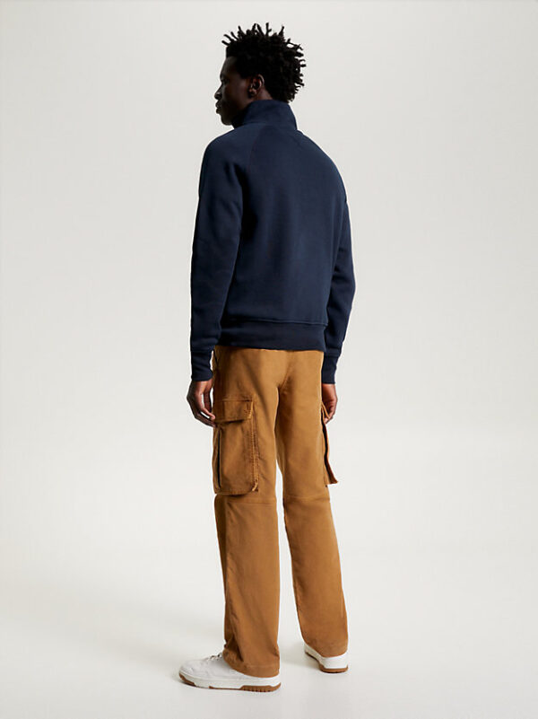 Tommy Hilfiger Navy Zip Through Jacket - Image 3