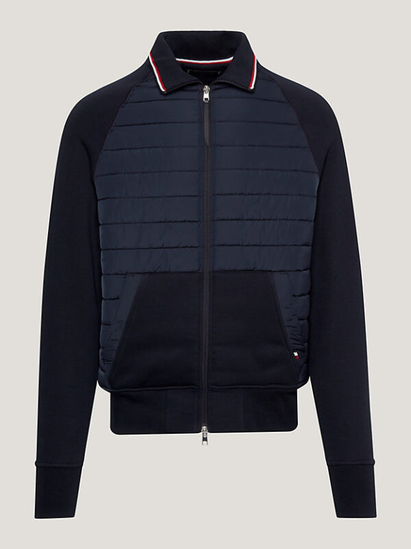 Tommy Hilfiger Navy Zip Through Jacket - Image 5