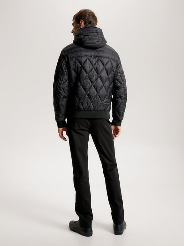 Tommy Hilfiger Black Recycled Quilted Coat - Image 4