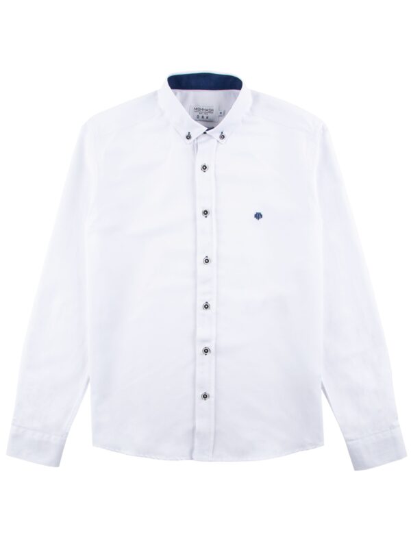 Mish Mash Summit Classic Oxford White Shirt - Image 2